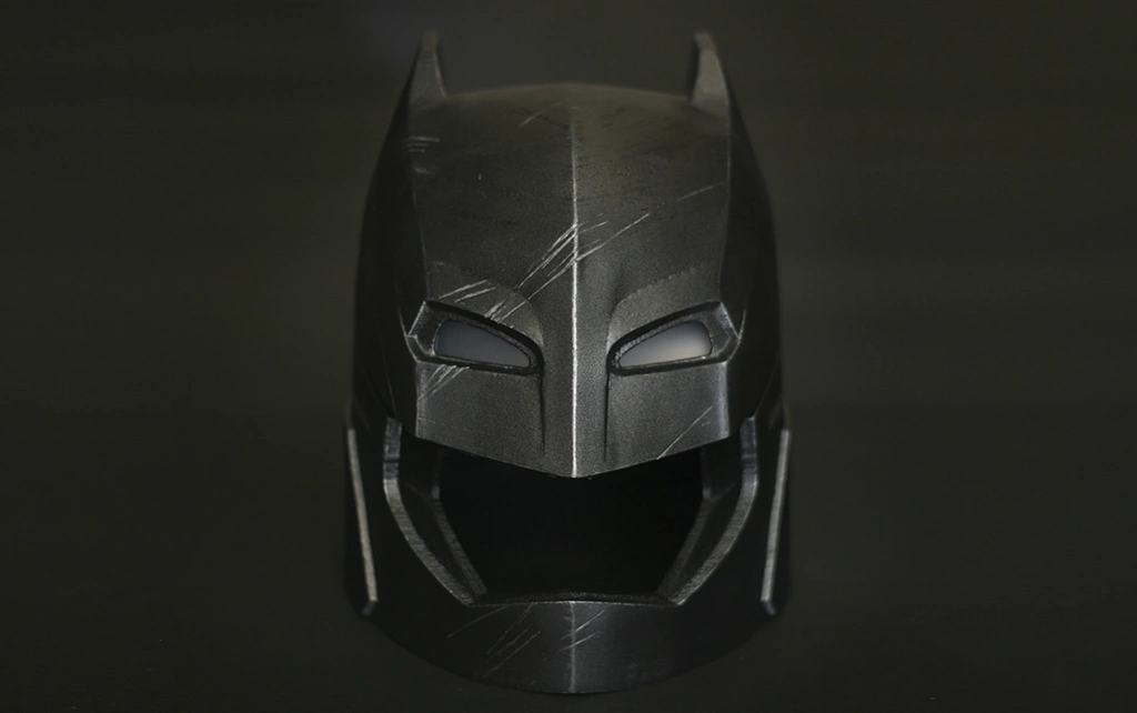 3D Printed Batman Helmet - Front View