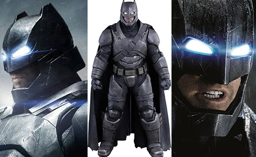 Reference images of Armoured Batman