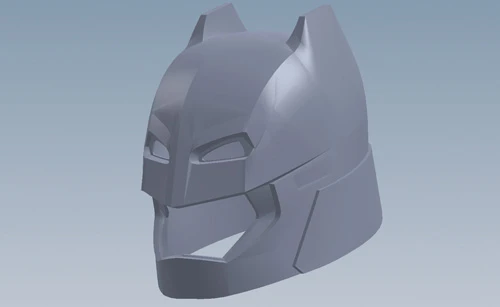 3D Model of Batman Helmet