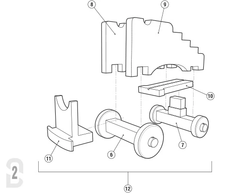 Stage 2 Assembly - 3D Printed Bronze Cannon