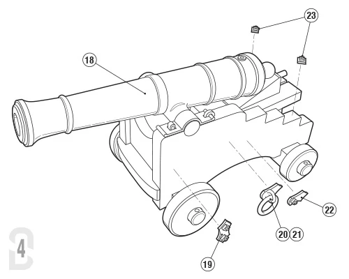 Stage 4 Assembly - 3D Printed Bronze Cannon