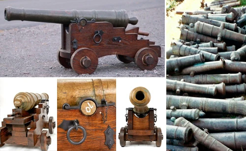 Reference Images of the 18th Century Bronze Cannon
