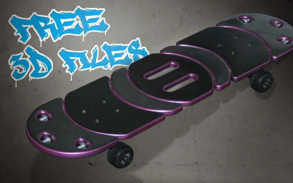 3D Printed Skateboard