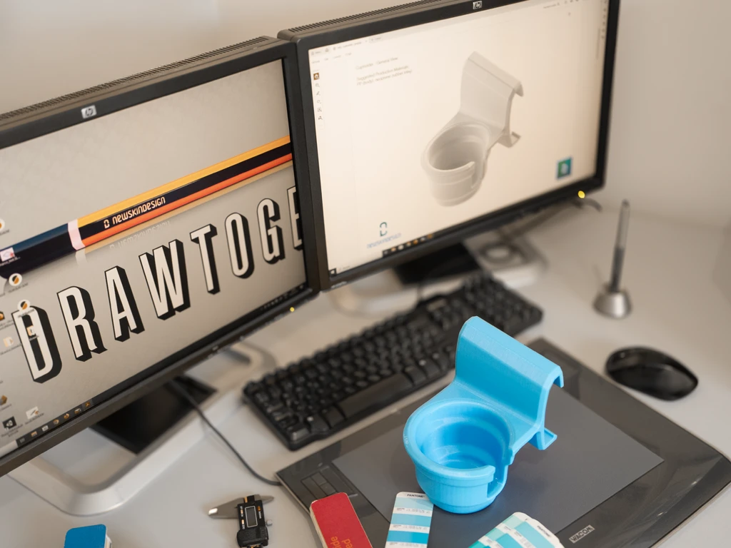 New Skin Design Studio desk and monitors