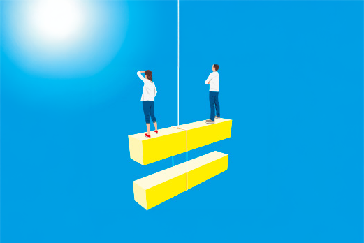 Diseño gráfico de cartel para taller de igualdad