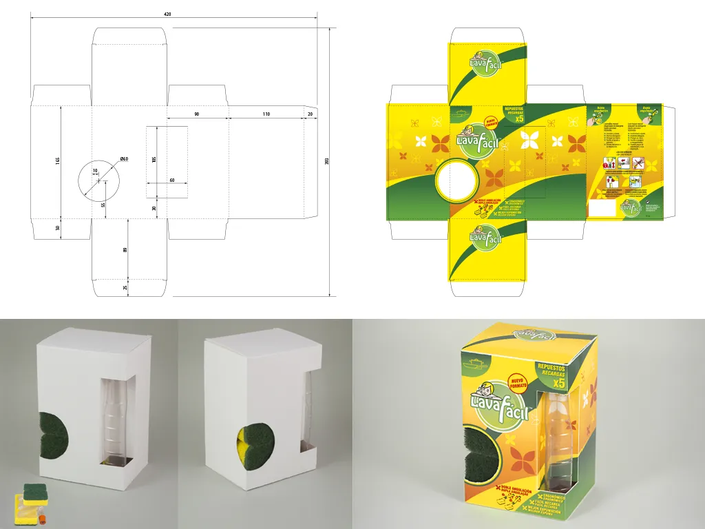 Photo of packaging box design